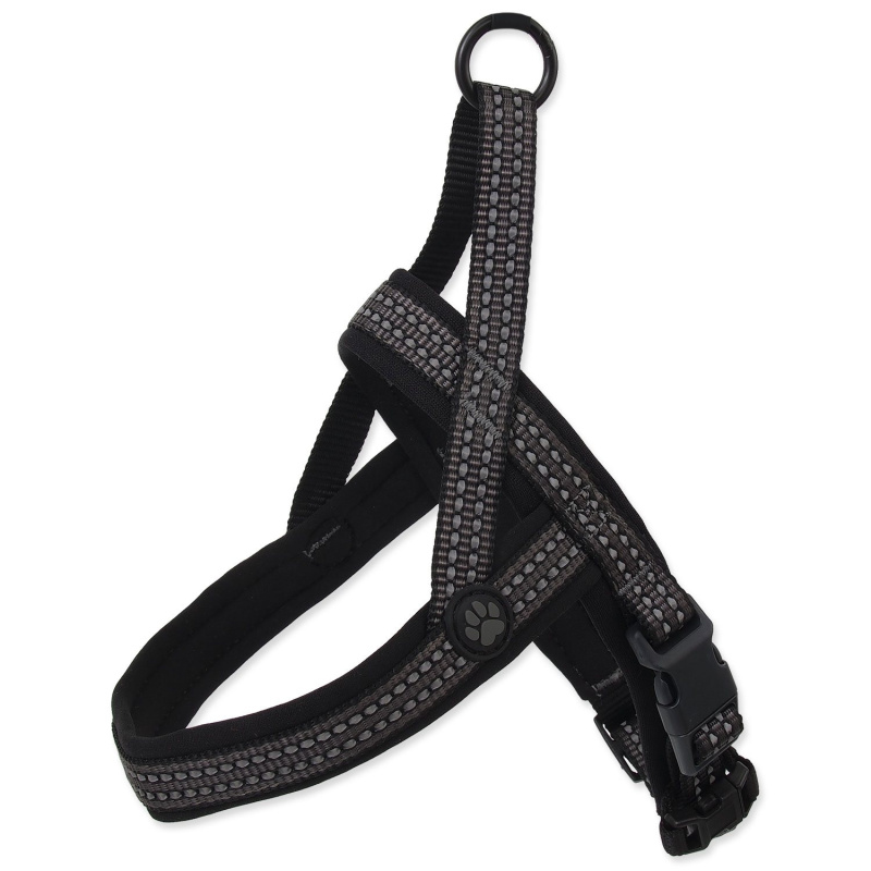 Postroj ACTIVE DOG Neoprene šedý M/L 1 ks