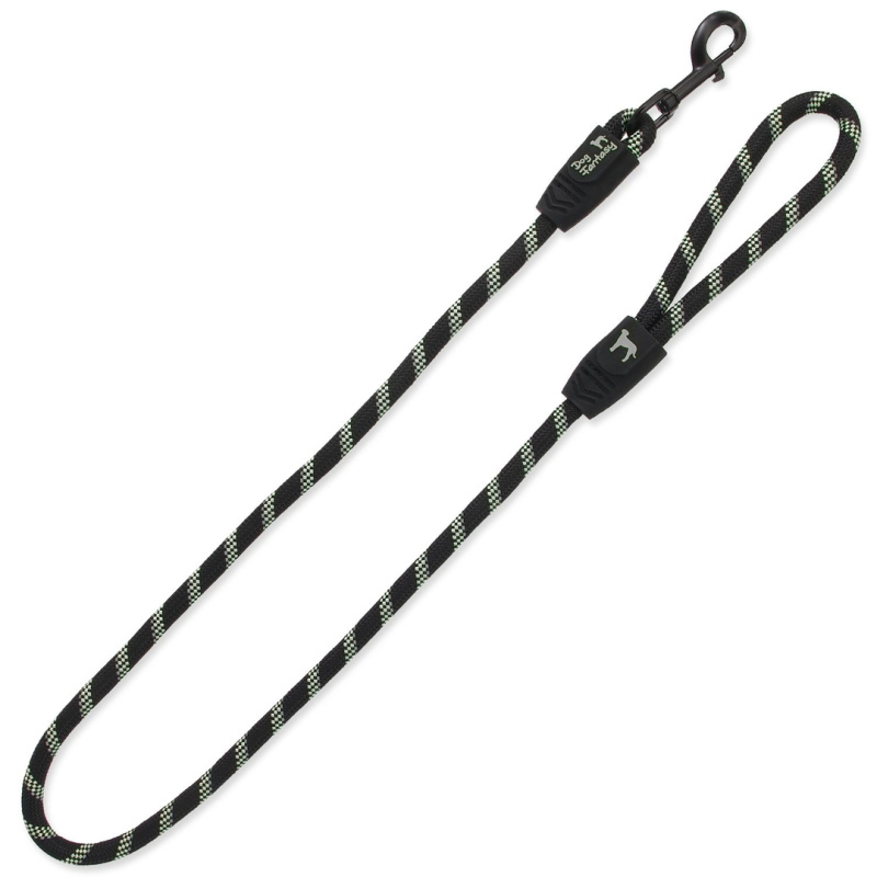 Vodítko DOG FANTASY provaz černé L 1 ks