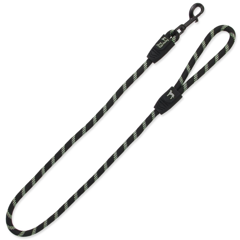 Vodítko DOG FANTASY provaz černé L 1 ks