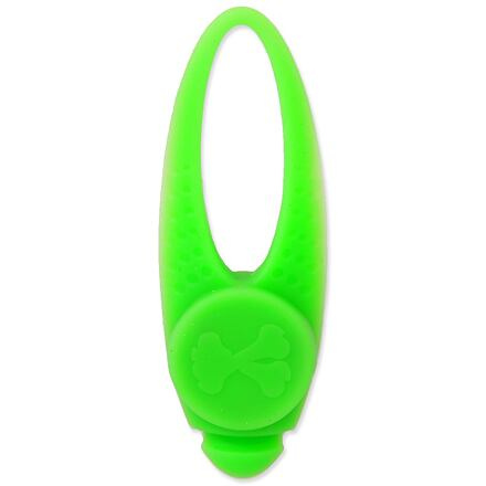 Přívěsek DOG FANTASY LED silikon zelený 1 ks