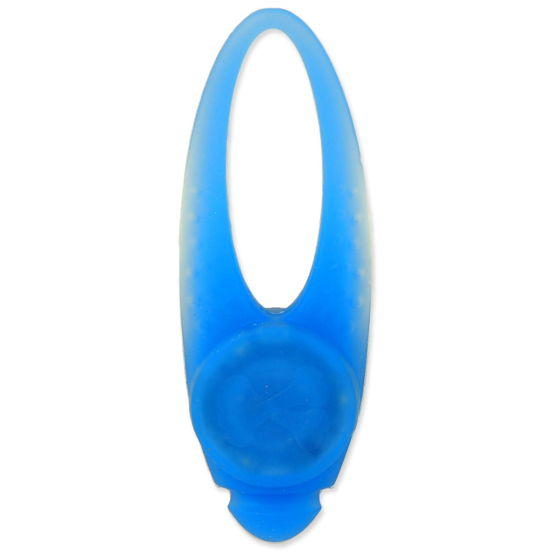 Přívěsek DOG FANTASY LED silikon modrý 1 ks