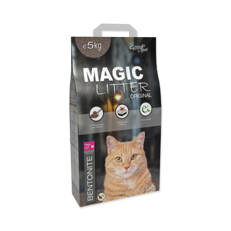 Kočkolit MAGIC LITTER Bentonite Original 5 kg