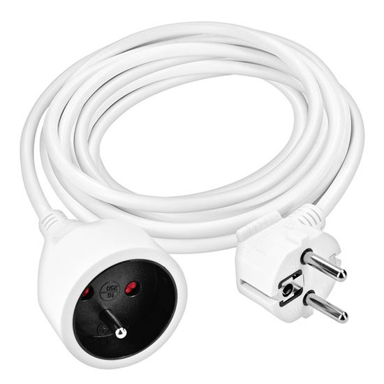 Kabel prodlužovací spojka Solight 5 m 1 mm2 IP 20