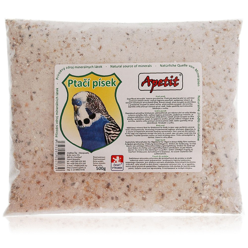 Písek ptačí APETIT 500 g