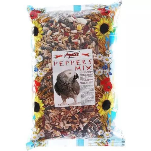 Apetit krmivo peppers mix papoušek 800g