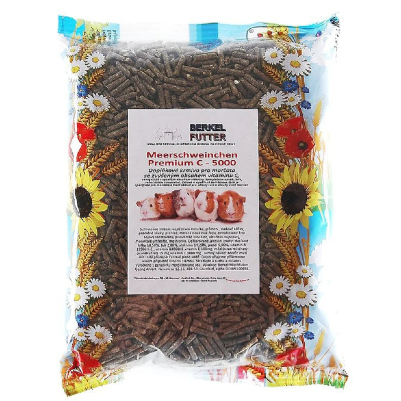 Krmivo pro morčata Apetit BF granule + vit.C, 6 x 800g, cena za 1ks