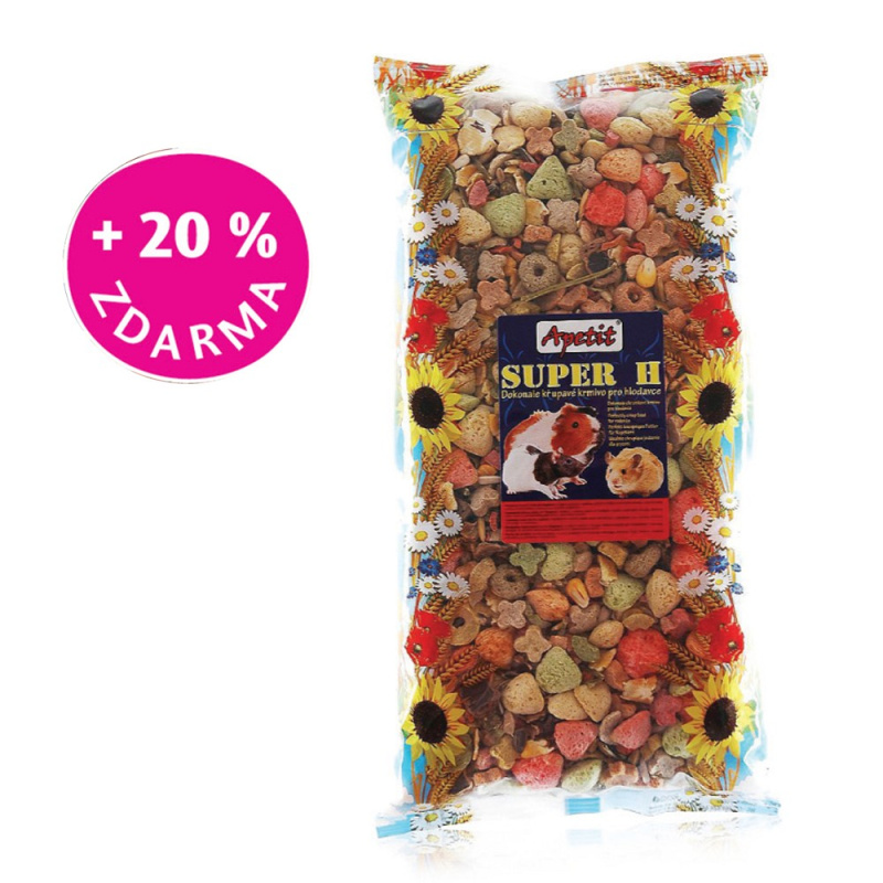 Apetit SUPER H, 6x 800g+20%, cena za 1ks