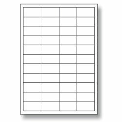 Rayfilm - samolepicí etikety - 48,5×25,4 mm, 4400 etiket
