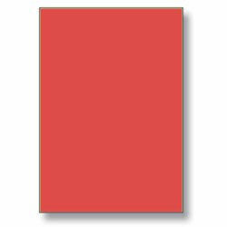 Rayfilm - samolepicí etikety - 210×297 mm, 100 etiket, červené