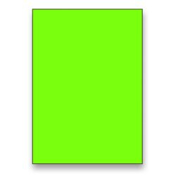 Rayfilm - samolepicí etikety - 210×297 mm, 100 etiket, zelená fluo
