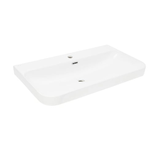 Nábytkové umyvadlo SAT Fusion 81x46 cm otvor pro baterii uprostřed SATFUS8046