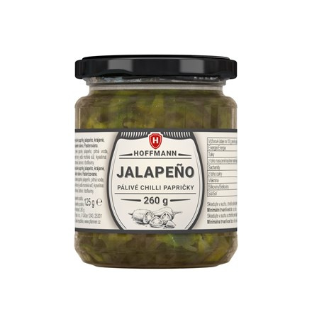 HOFFMANN Jalapeňo pálivé Chilli papričky 260 g