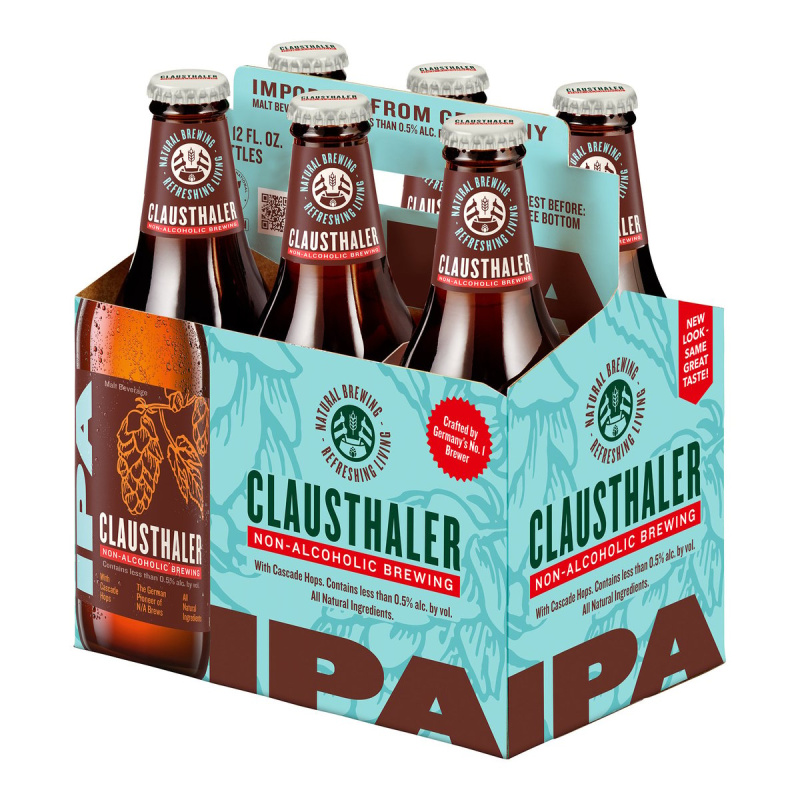Clausthaler IPA 6×0,355 l nealkoholické, sklo
