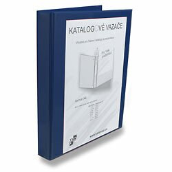 Karton P+P Prezentační 4kroužkový pořadač A4 šíře hřbetu 4 cm modrý