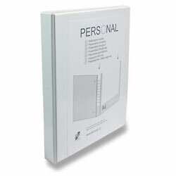 Karton P+P Personal kroužkový pořadač A4 3,5 cm bílý
