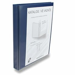 Karton P+P Prezentační 4kroužkový pořadač A4 šíře hřbetu 3,5 cm modrý