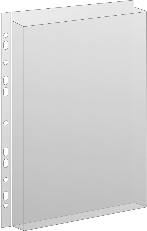 Karton P+P Prospektový obal na katalogy A4, 180 mikronů, PVC