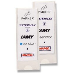 Karton P+P Samolepicí kapsy na pořadače - 10,2 x 5,5 cm, 10 ks