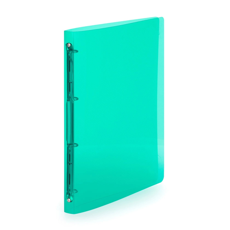 Karton P+P 4 kroužkový pořadač Transparent A4 2 cm zelený