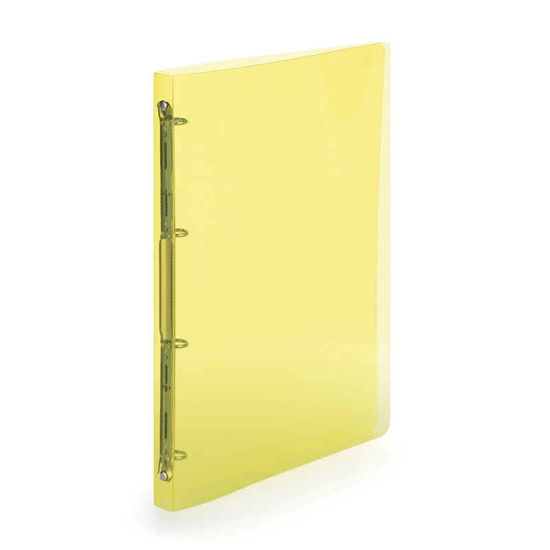 Karton P+P 4 kroužkový pořadač Transparent A4 2 cm žlutý