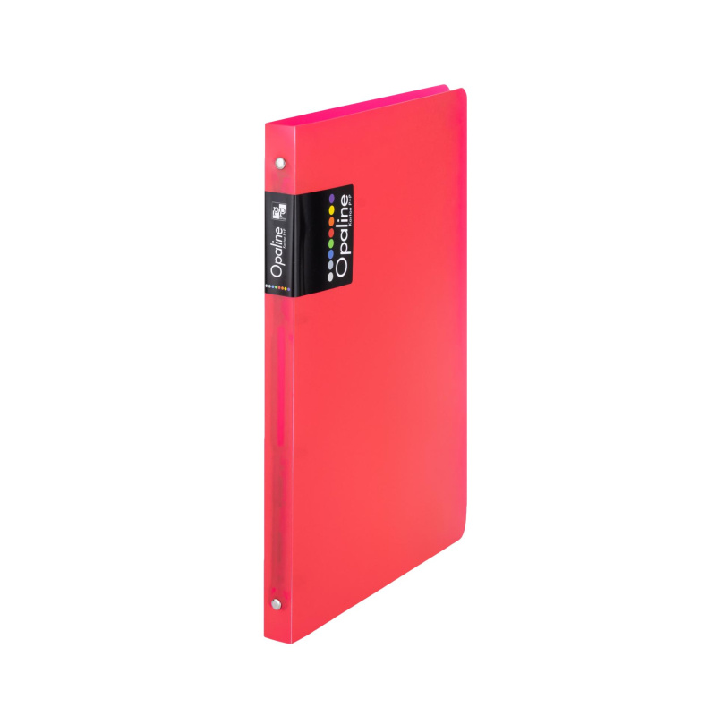 Pořadač PP A4 4kr. Opaline červená