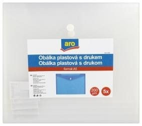Obálka plastová s drukem A5 čirá 127069