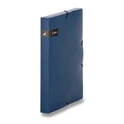 Karton P+P Classic A4 Box na spisy s gumou modrá