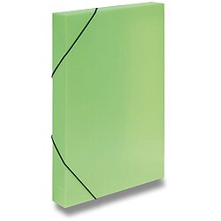 Krabice PP s gumou A4 Opaline zelená