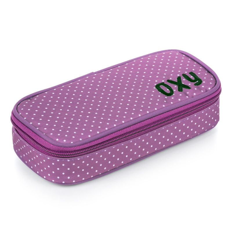 Pouzdro etue komfort Violet dots KARTONPP