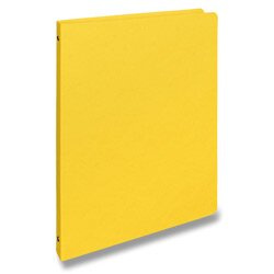Karton P+P Pořadač čtyřkroužkový prešpánový A4 2 cm žlutý