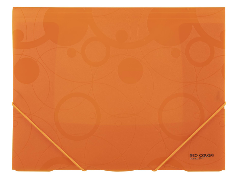 Sloha PP s gumou A4 NEO COLORI oranžová