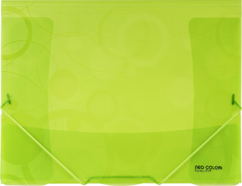 Karton P+P Neo Colori A4 sloha s gumou zelená