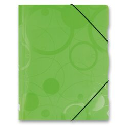 Karton P+P Neo Colori A4 sloha s gumou zelená