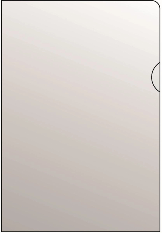 Průhledný obal A5 - "L" PVC čirý, 120mic.