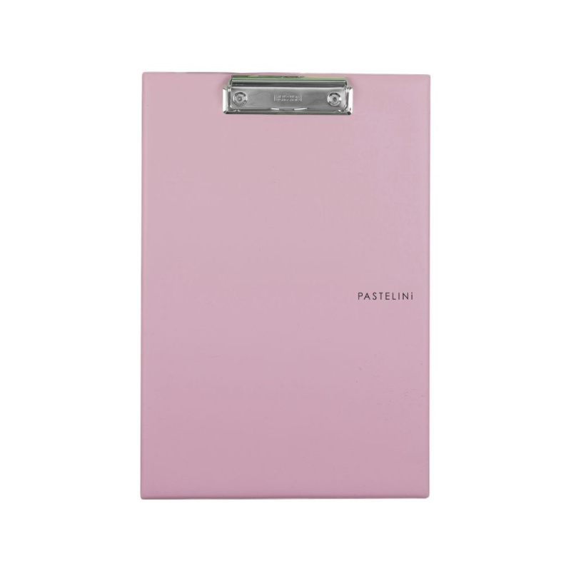 Karton PP PASTELINi Psací podložka A5 s klipem - růžová