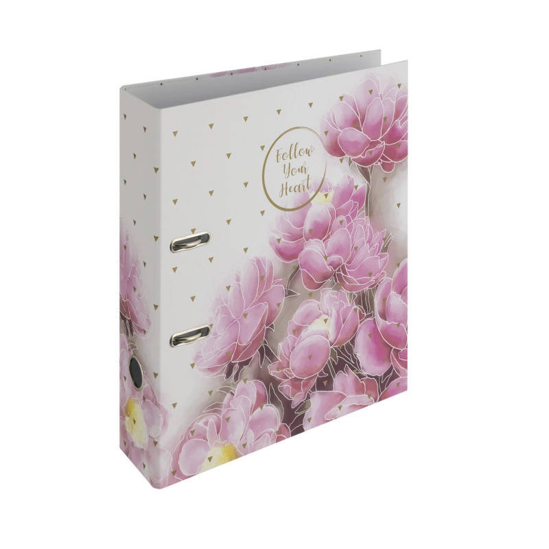 Karton P+P pořadač pákový A4 7 cm Romantic magnolie 7-247