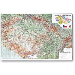 Podložka na stůl stolní mapa ČR