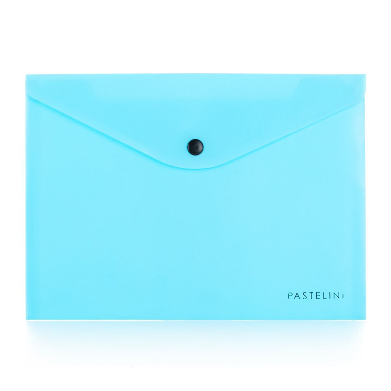 Obálka plastová s drukem A5 Pastelini modrá 402153