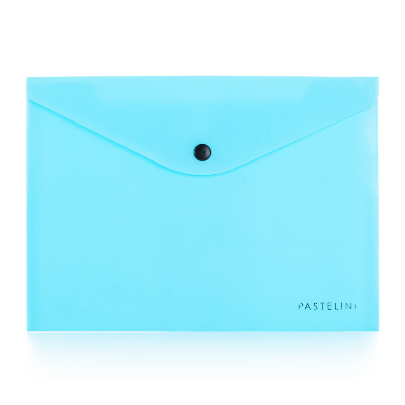 Obálka plastová s drukem A5 Pastelini modrá 402153