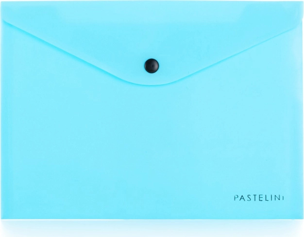 Obálka plastová s drukem A5 Pastelini modrá 402153