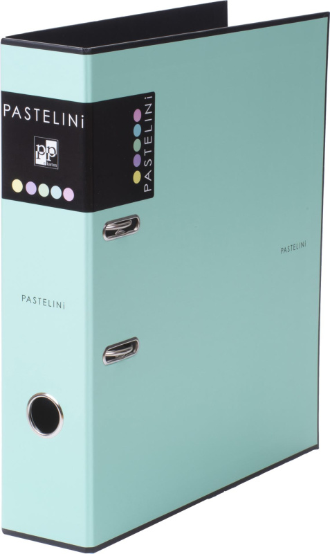 Karton P+P pořadač lamino páka Pastelini A4 7 cm zelený