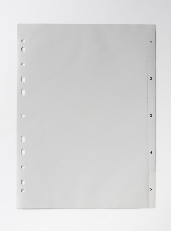 Rozdružovač PP A4, 1-5 PP 120my