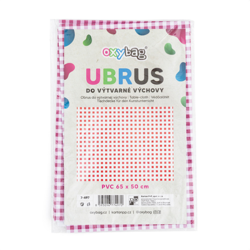 OXYBAG Ubrus do výtvarné výchovy Červený