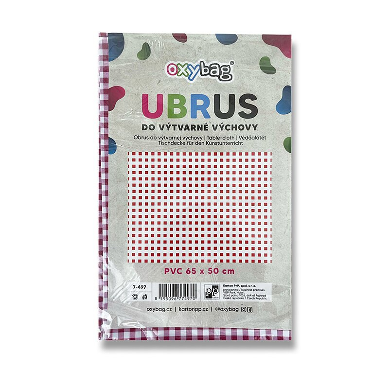 OXYBAG Ubrus do výtvarné výchovy Červený