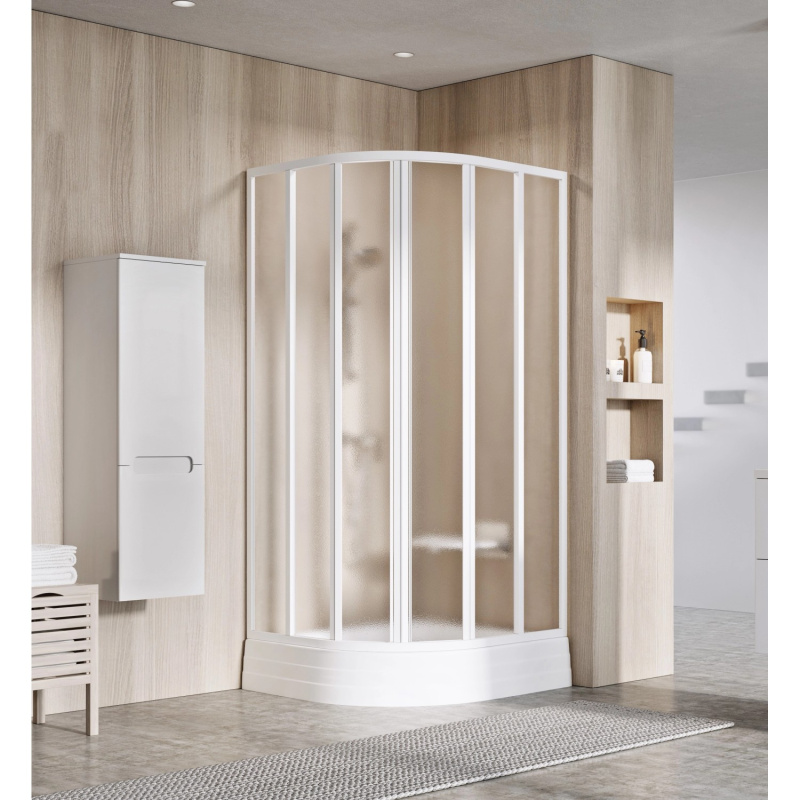 RAVAK Sprchový kout Supernova SKKP6 80x80 185 bílá + grape