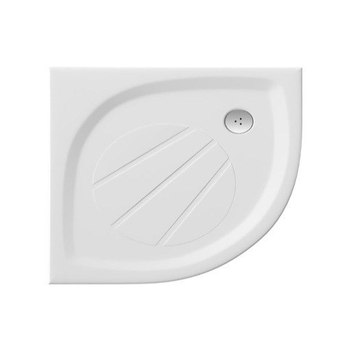 Ravak Elipso sprchová vanička čtvrtkruhová 100x100 cm litý mramor xa23aa01010 EL100PRO0