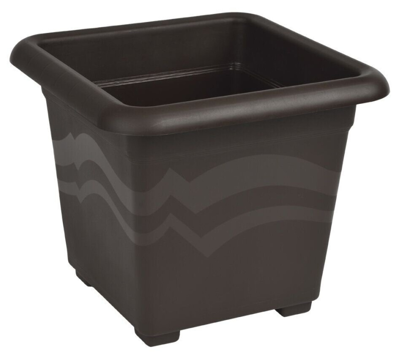 Quattro květináč hnědá, 40 cm