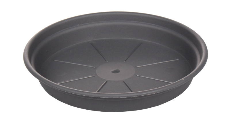 Camelie miska pod květináč 15 antracitová, 15 cm