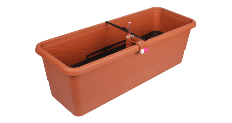 Gardenie Smart samozavlažovací truhlík terakota, 80 cm