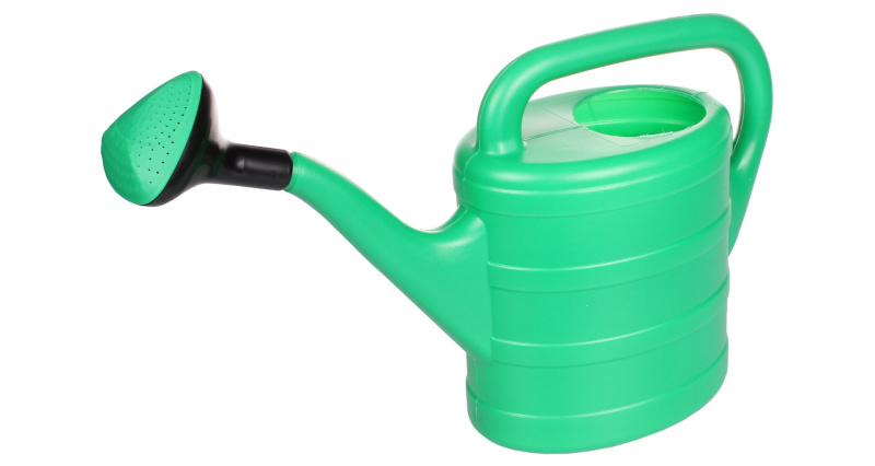 Retro zálevací konev zelená, 10 l
